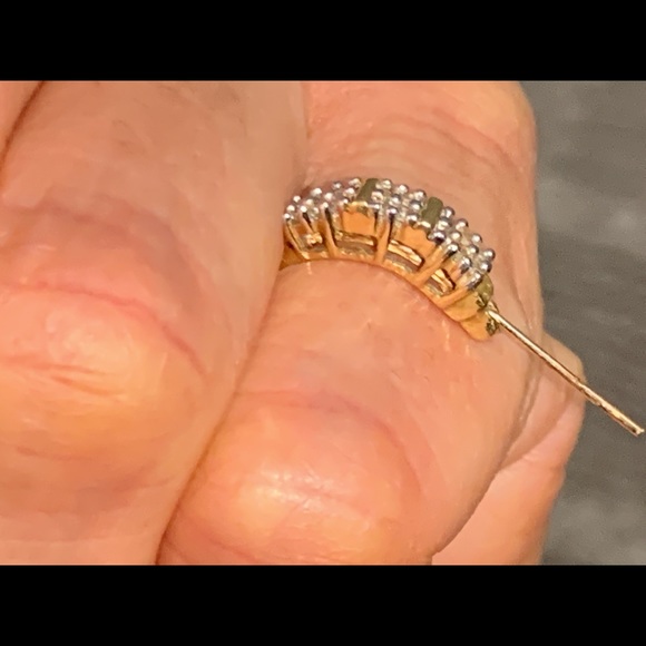 10k diamonds single Earrings. Firm - Picture 7 of 17